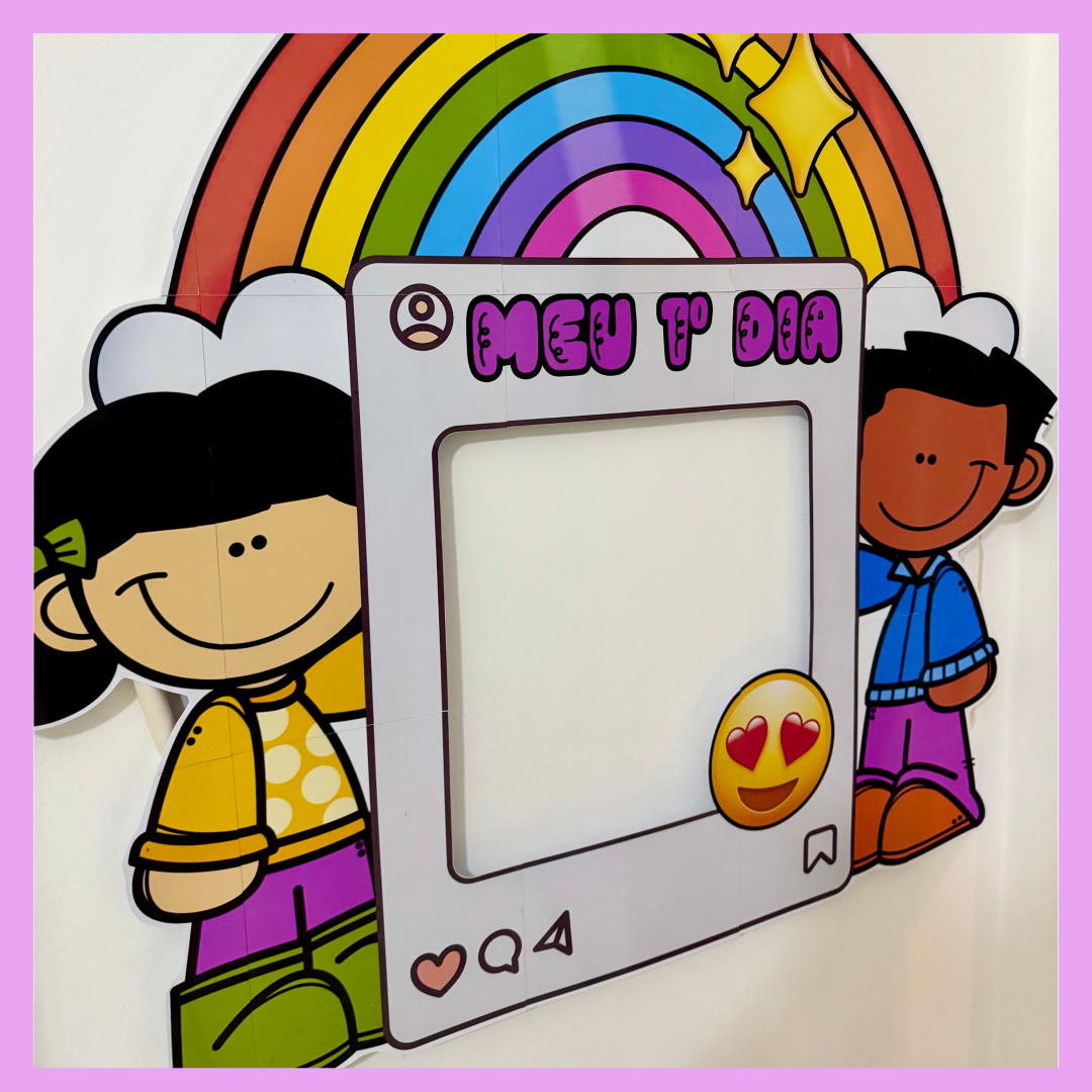 Decoração Bambolê “Meu 1º dia” - Imagem 2