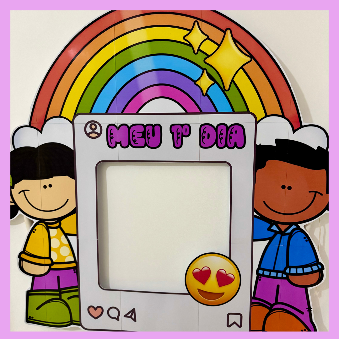 Decoração Bambolê “Meu 1º dia” - Imagem 3