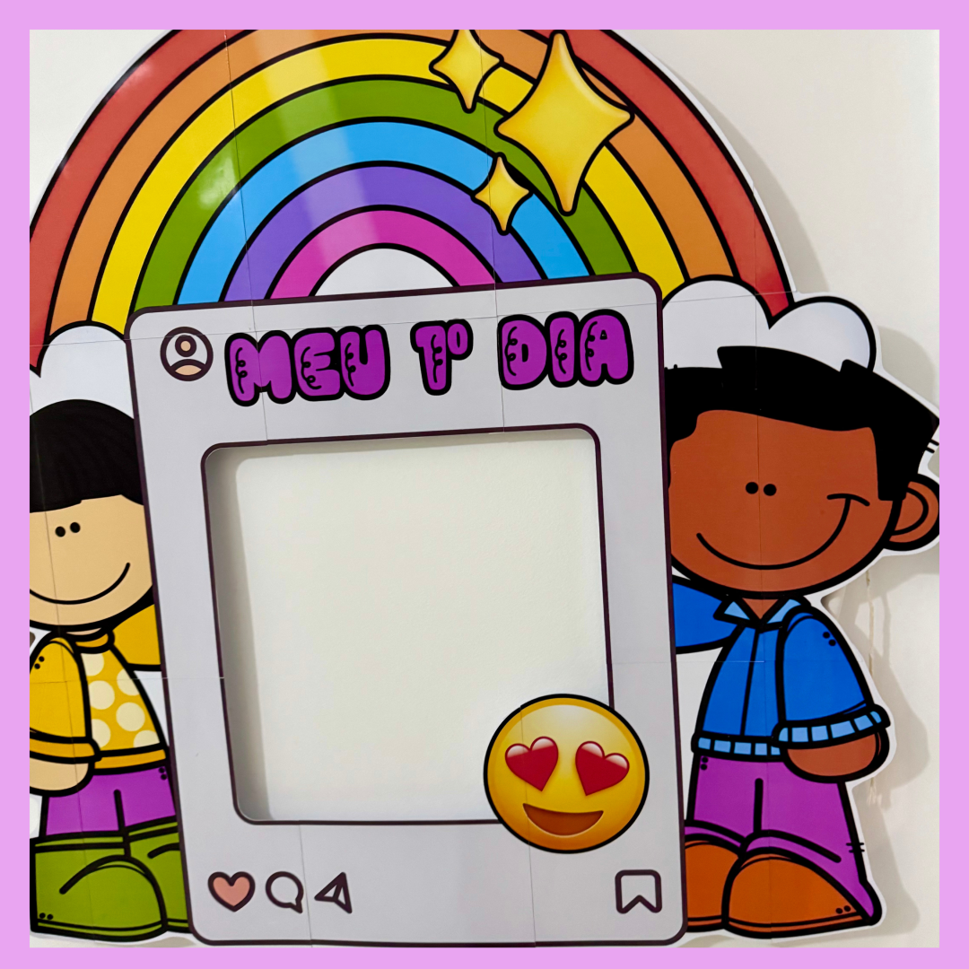 Decoração Bambolê “Meu 1º dia” - Imagem 4
