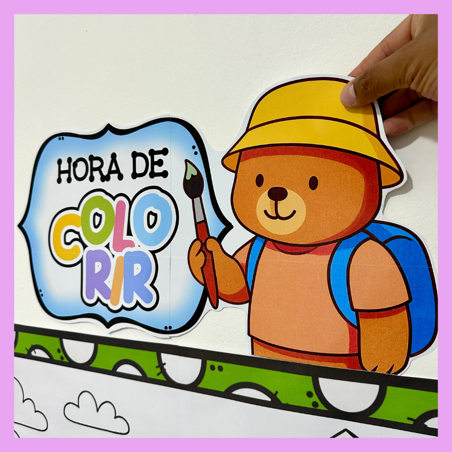 Painel para Colorir Volta as Aulas - Imagem 3