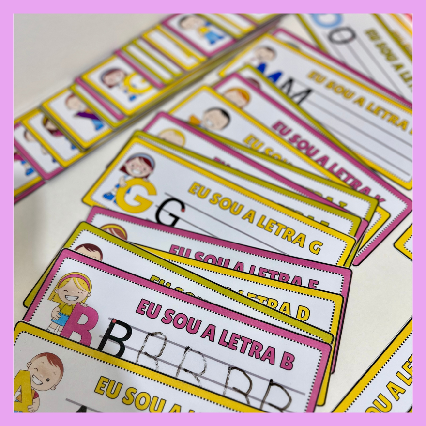 Fichas de Traçado do Alfabeto - Imagem 5