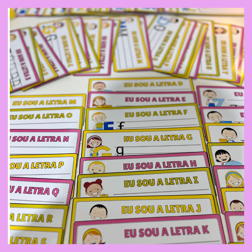 Fichas de Traçado do Alfabeto