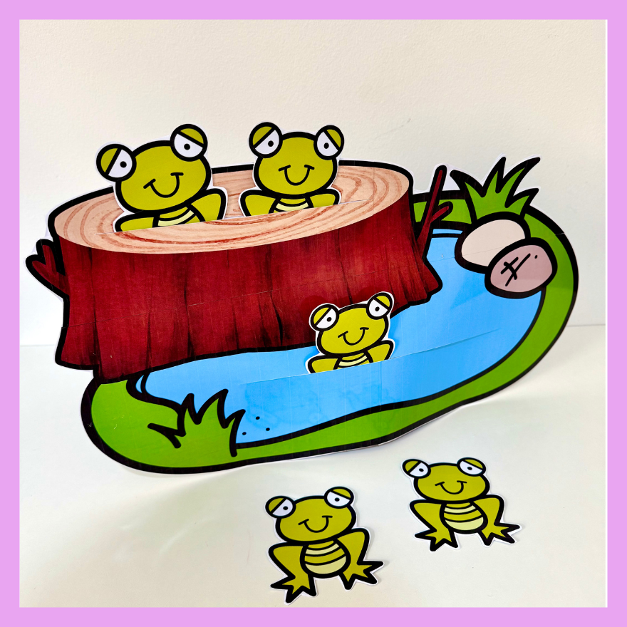 Luva 5 Pequenos Sapos