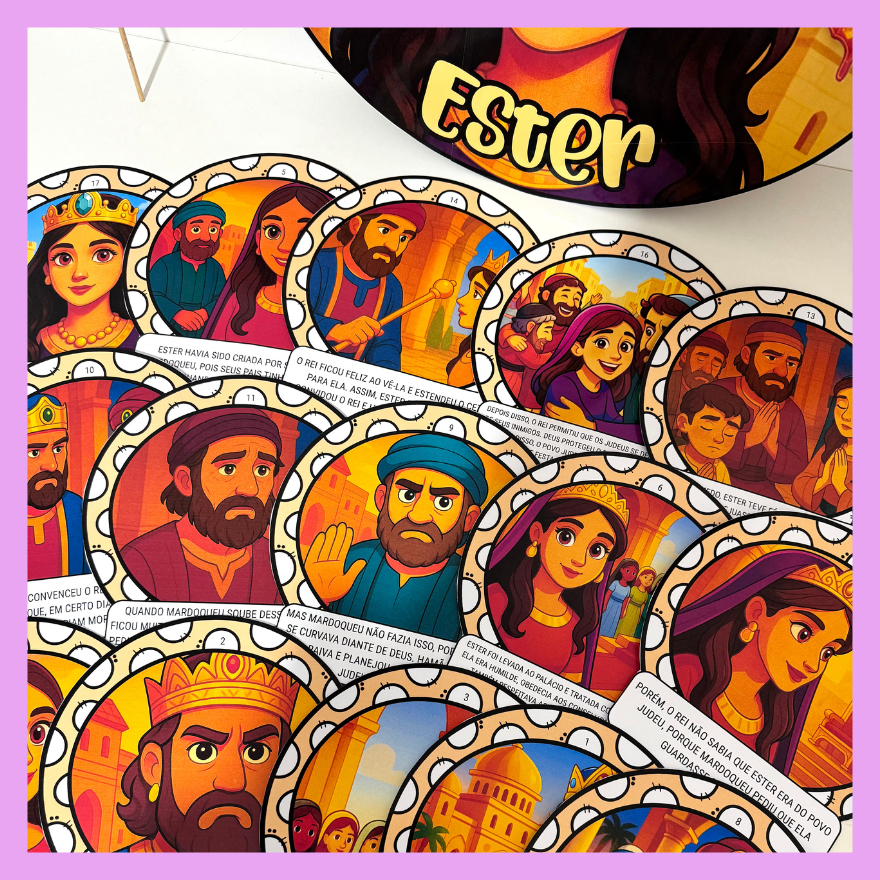 Sacola com a história “A Rainha Ester” - Imagem 6