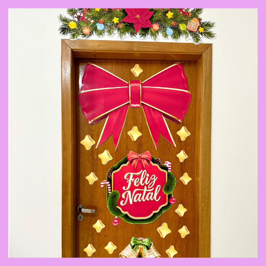 Decoração porta Natal 2026