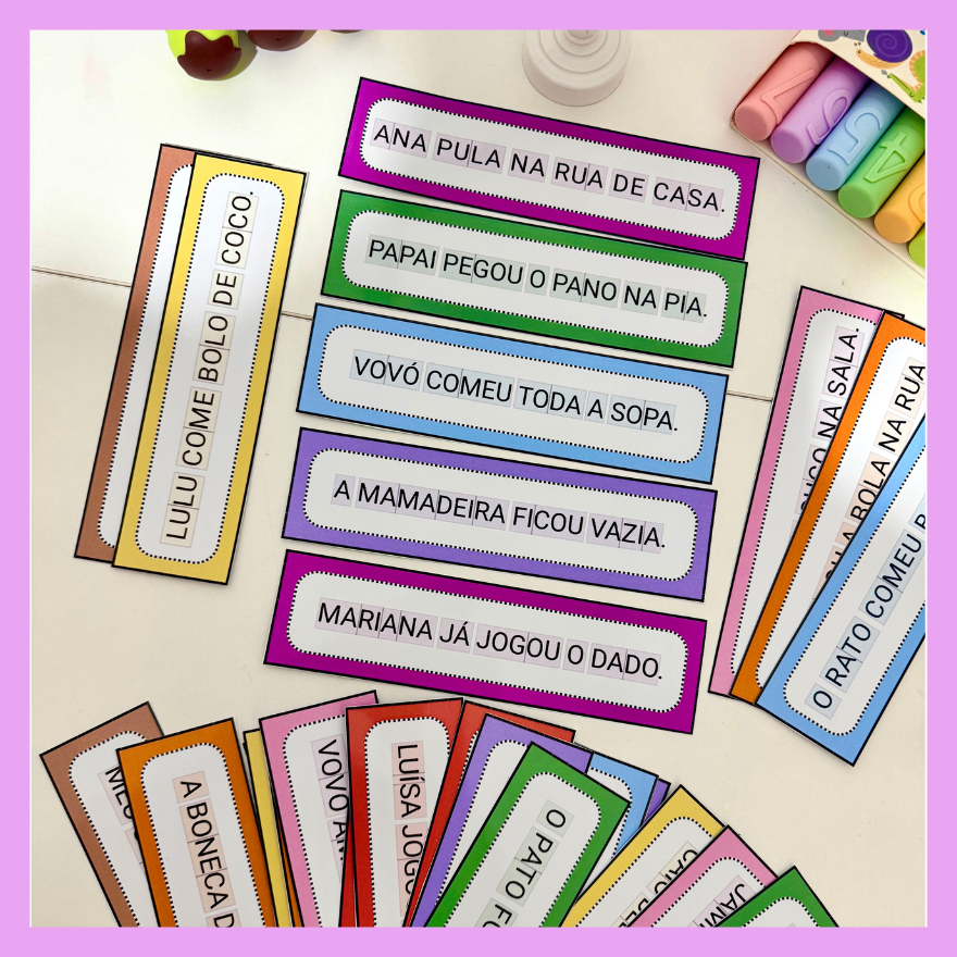 Frases Divididas Sílabas simples