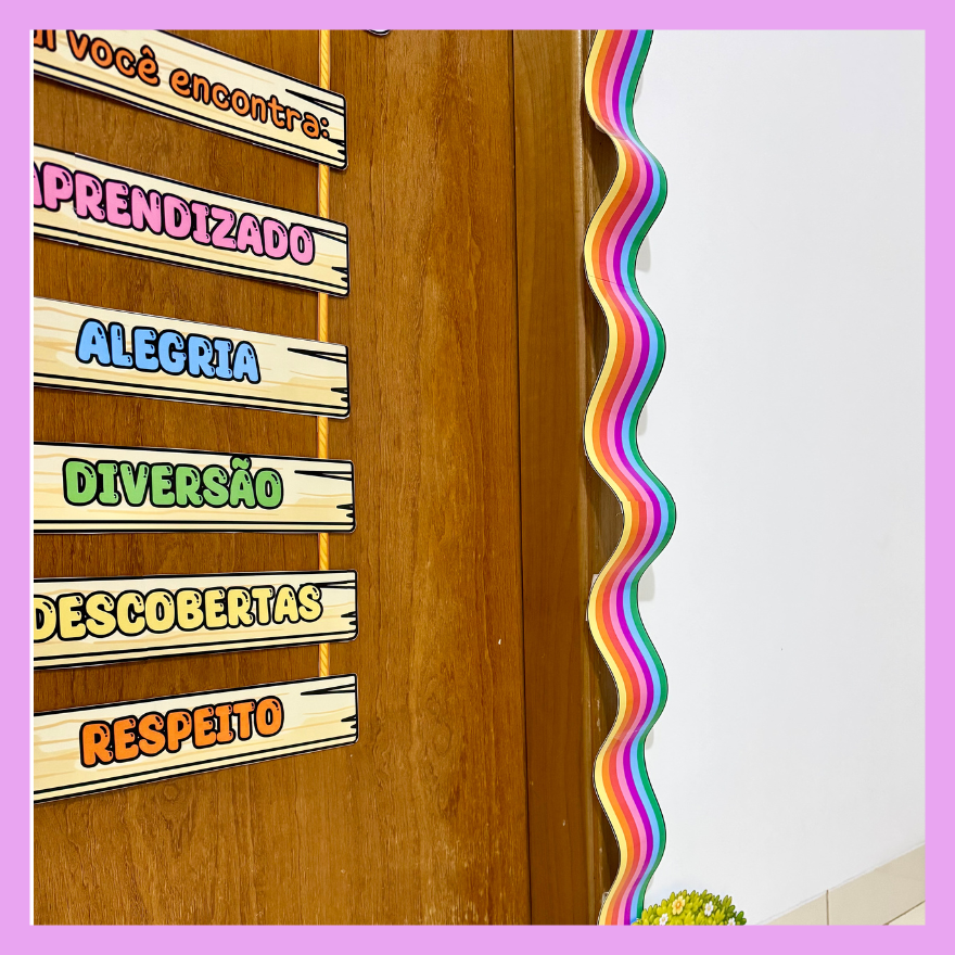 Decoração de porta Arco-íris - Imagem 2