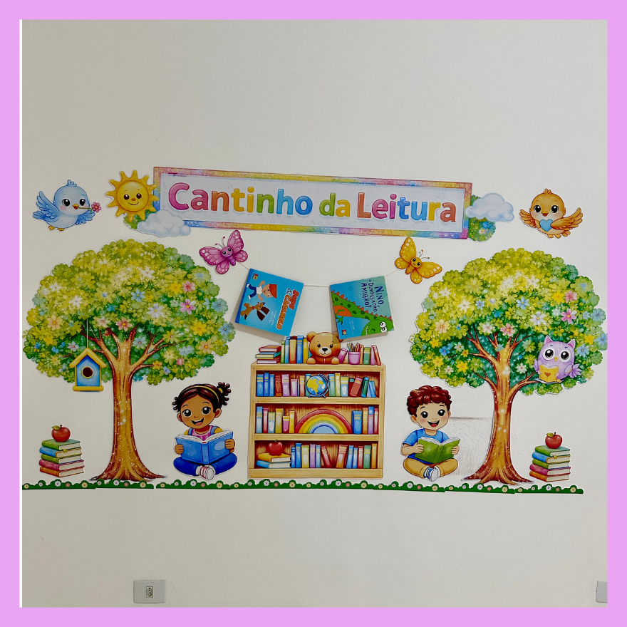 Painel Cantinho da leitura 2026