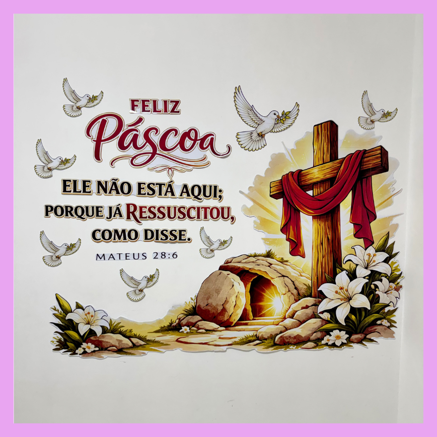 Painel Páscoa Cristã - Imagem 2