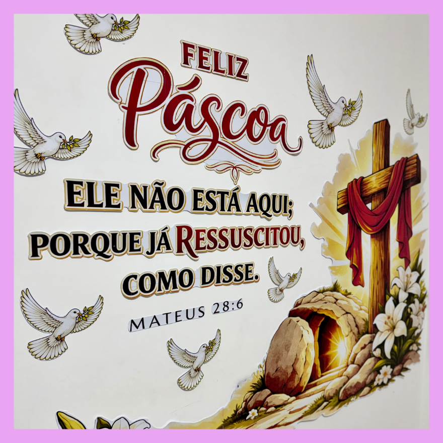 Painel Páscoa Cristã - Imagem 4