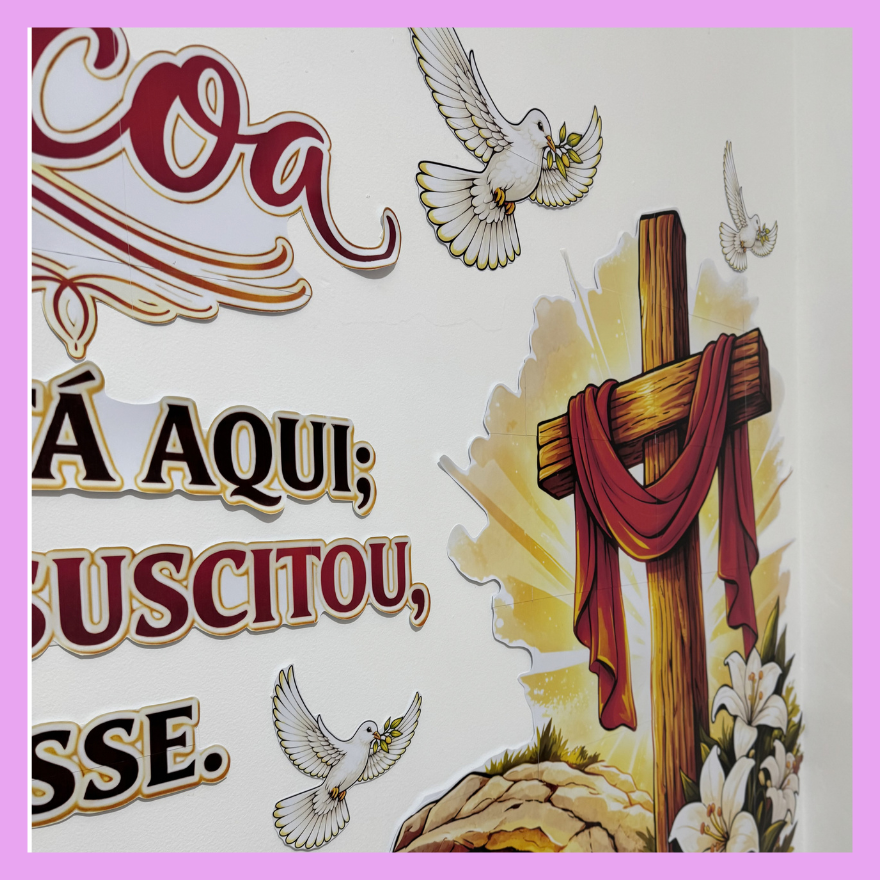 Painel Páscoa Cristã - Imagem 6