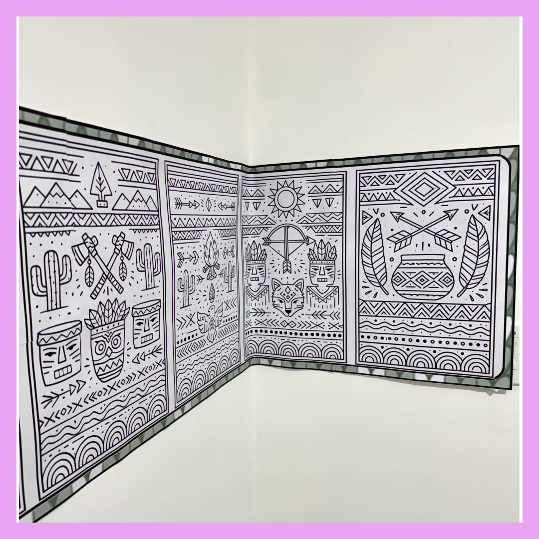 Mural Grafismos Indígenas