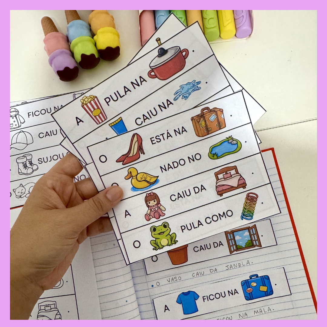 Material Construindo Frases para Caderno - Imagem 2