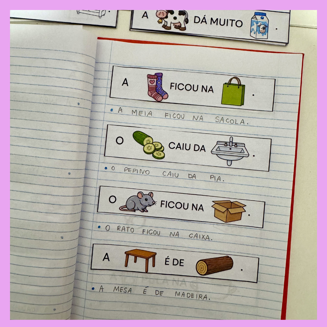 Material Construindo Frases para Caderno - Imagem 9