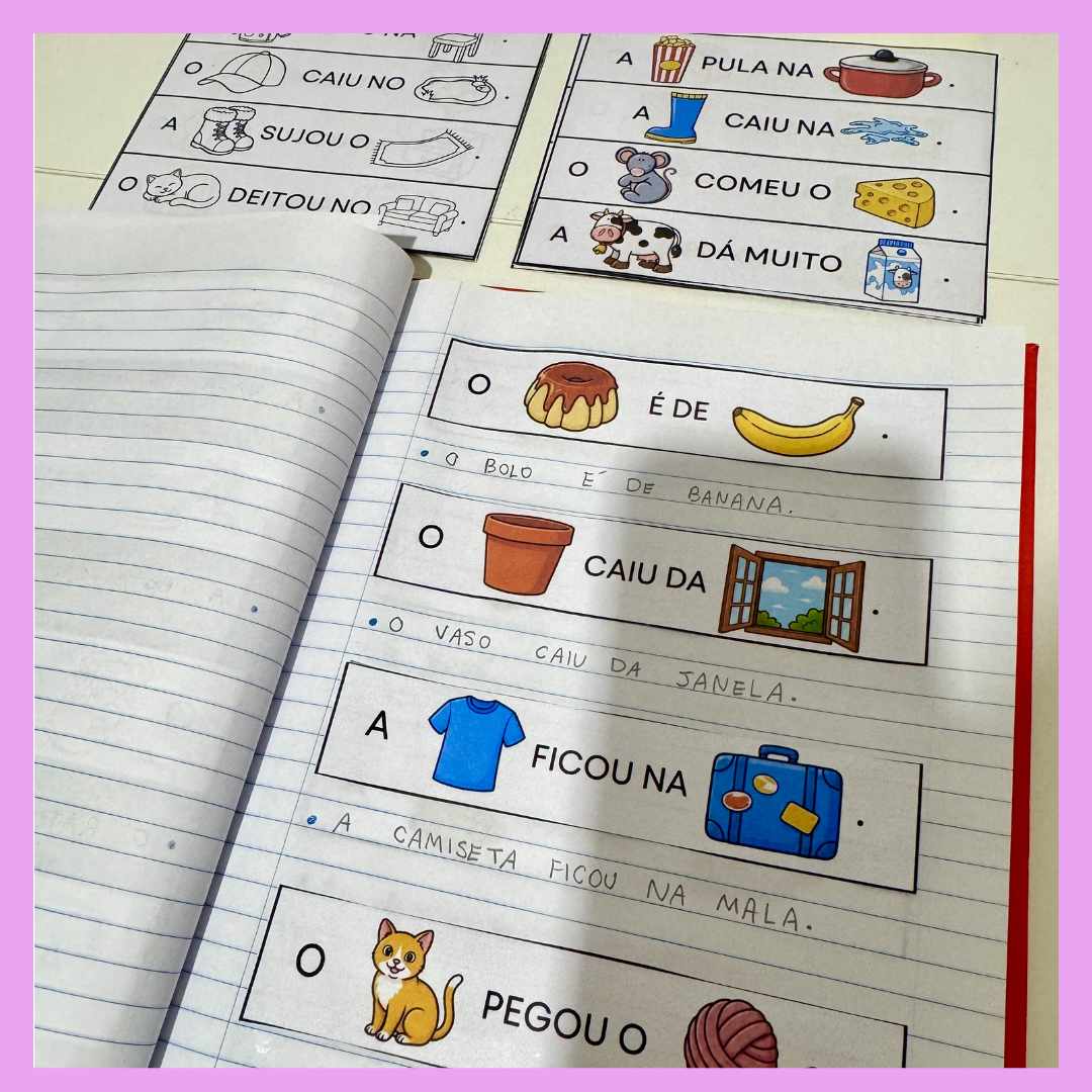 Material Construindo Frases para Caderno - Imagem 7