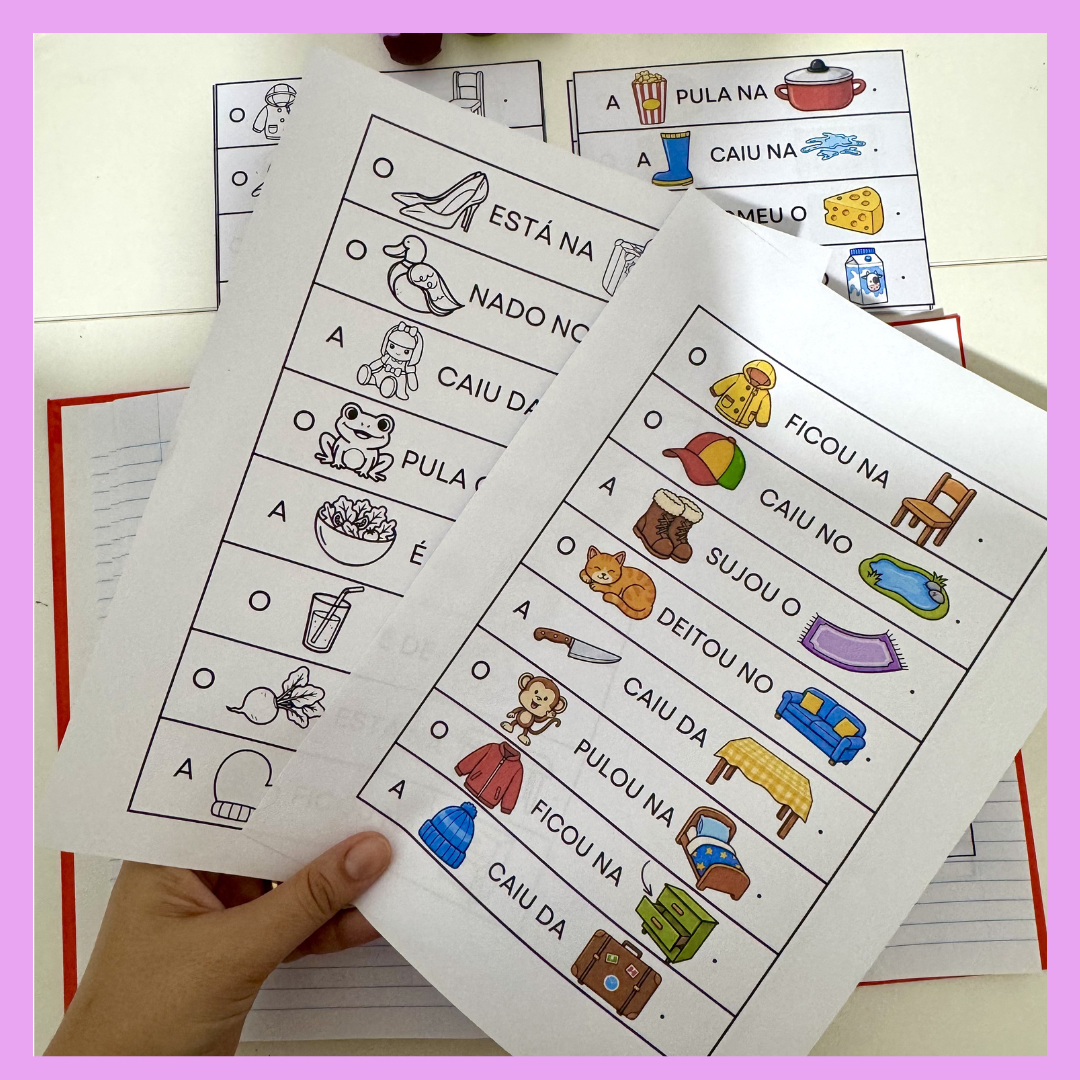 Material Construindo Frases para Caderno - Imagem 4