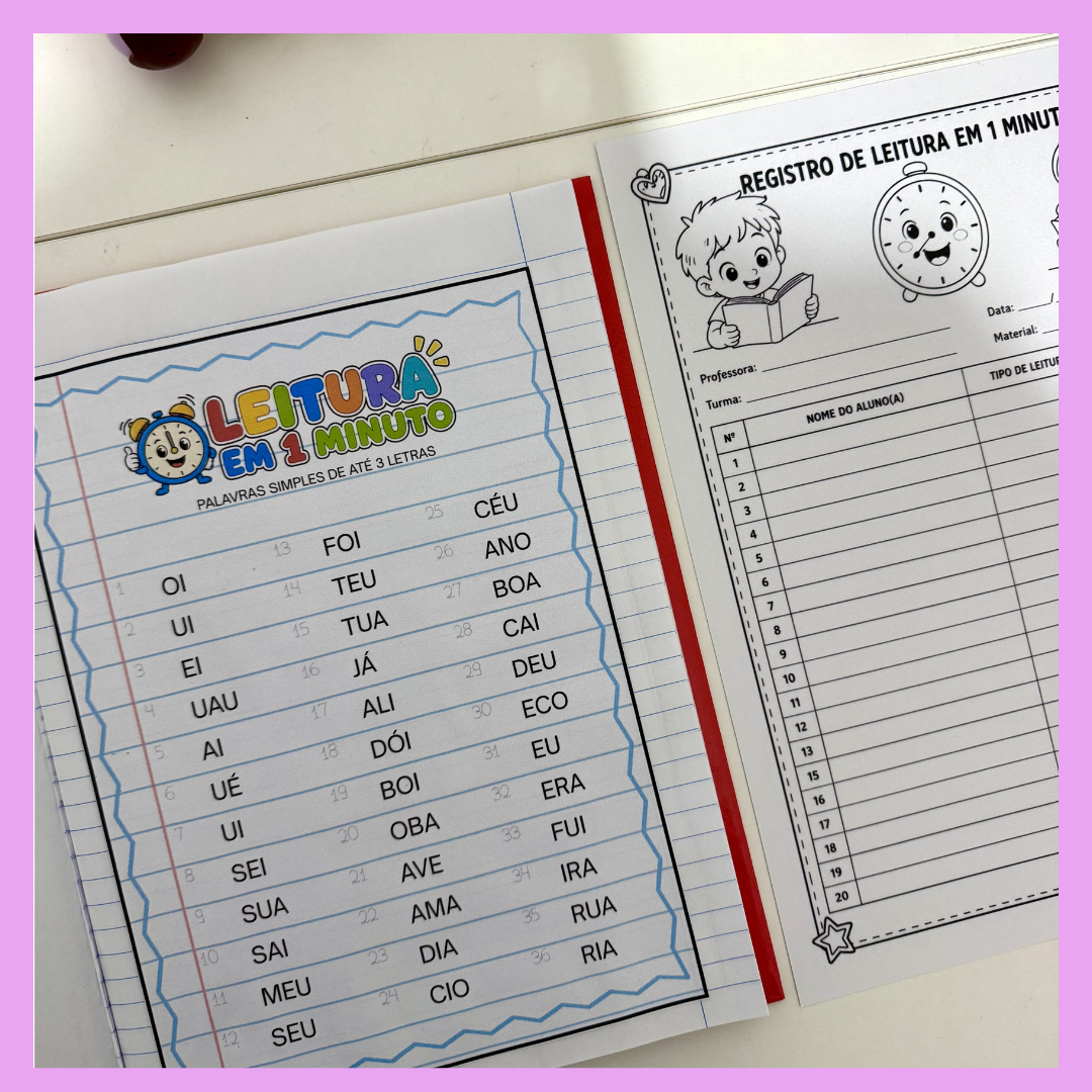 Caderno Leitura em 1 Minuto - Imagem 3
