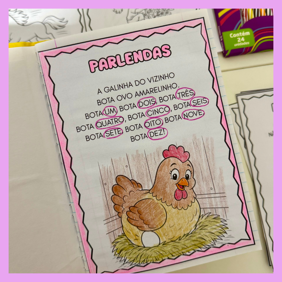 Caderno de Leitura- Parlendas - Imagem 3