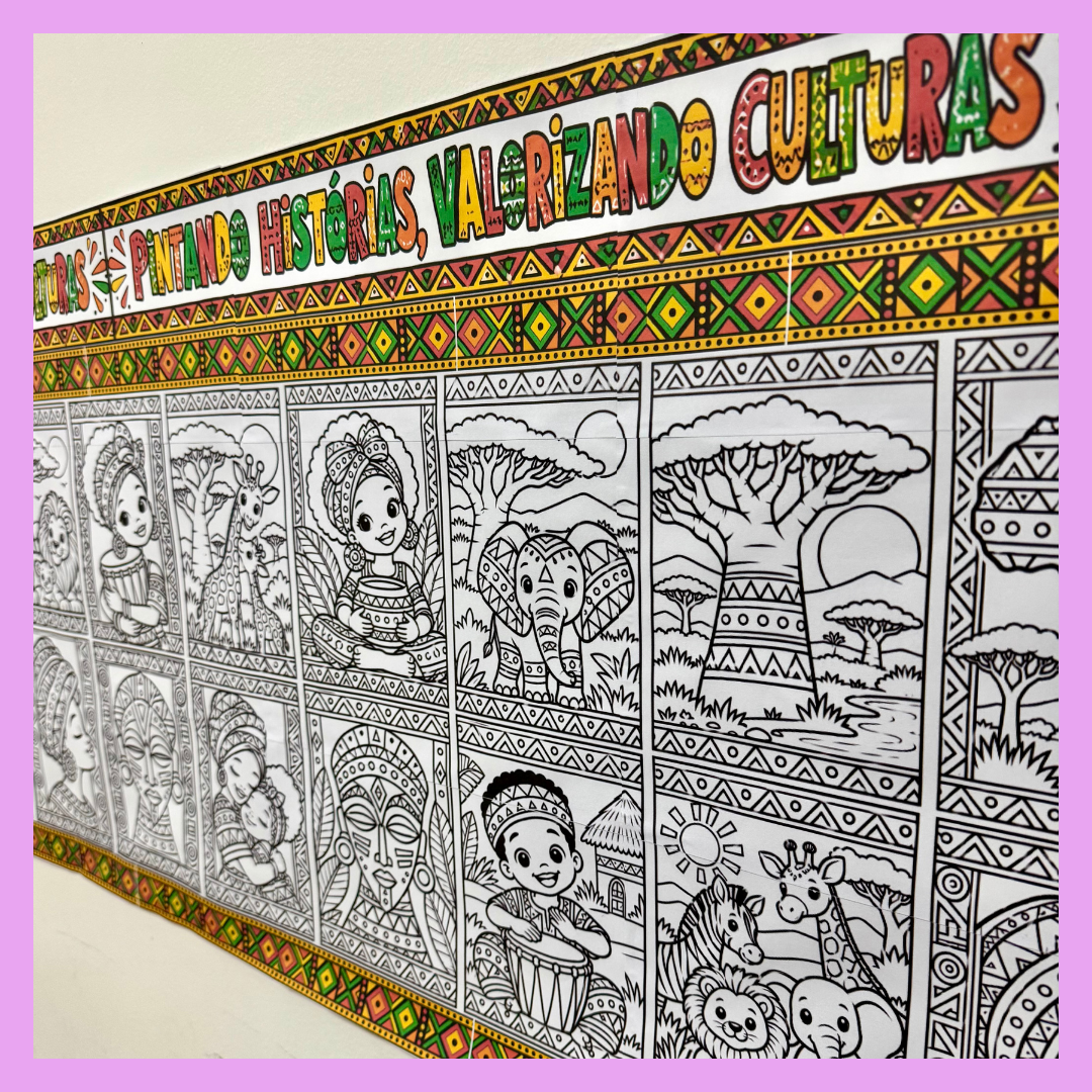 Cartaz Grafismos Africanos - Imagem 3